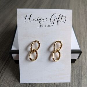 Nora Double Chain Link Earrings